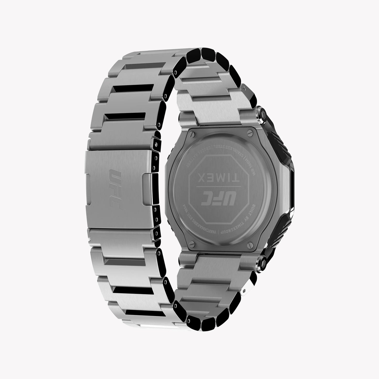 Timex Men's Silver Metal Watch, Black Display | Tw2v84600